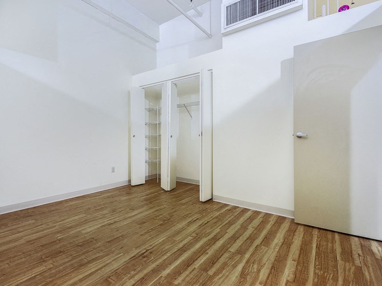 Denver Building Housing Unfurnished Bedroom with Ample Closet Space